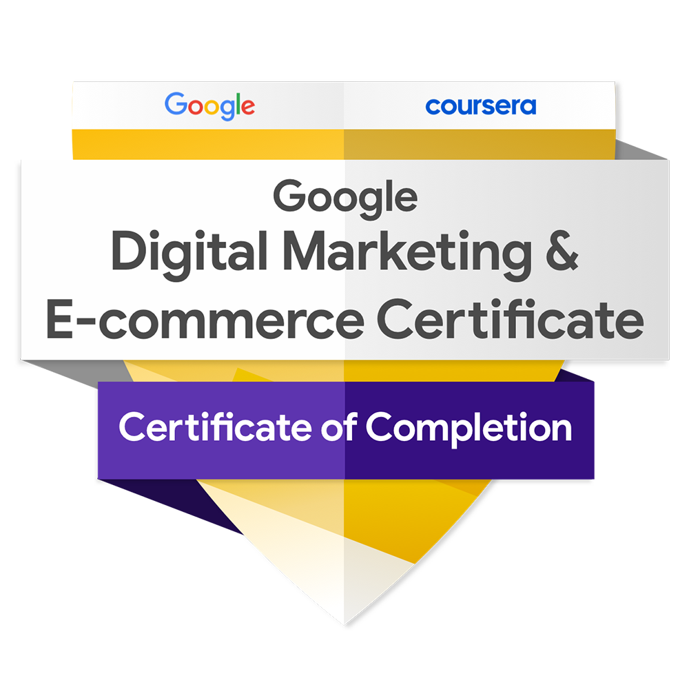 Google Digital Marketing Professional certificate badge